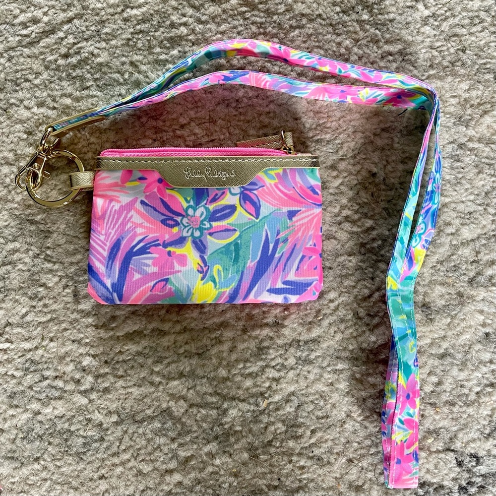 Lilly Pulitzer ID wallet & lanyard